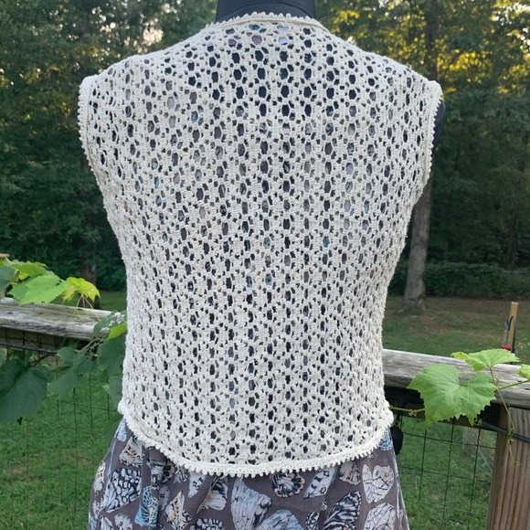 Vintage Crochet Doily Vest - Picture 6 of 6